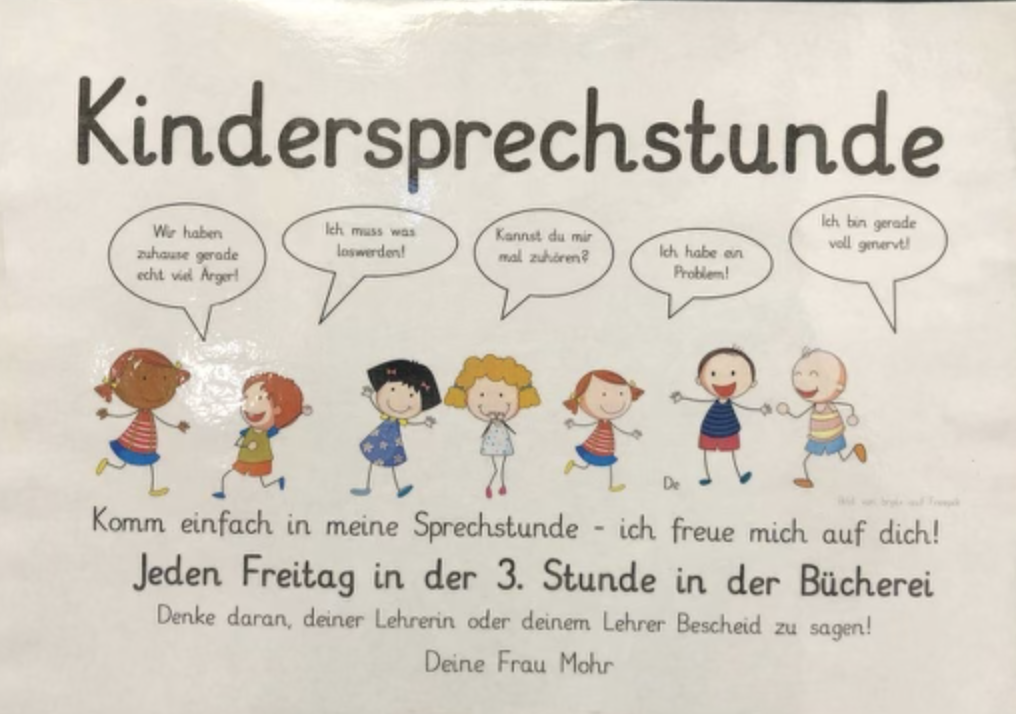 Kindersprechstunde an der Waldschule